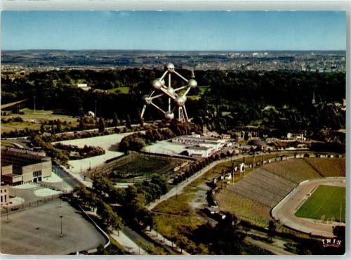 Brüssel Panorama du Heysel Atomium Stadion