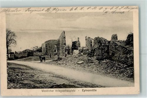 Epinonville 1916 Feldpost WK I