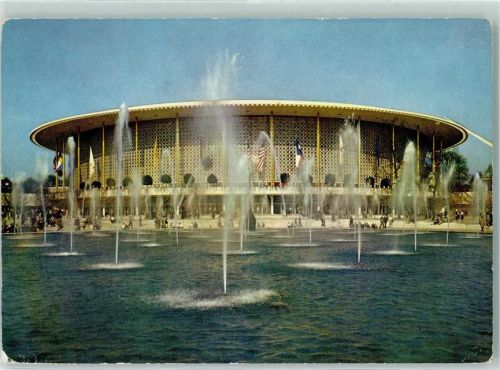 Brüssel 1958 Exposition Universelle de Bruxelles Pavillon der USA