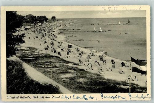 Grömitz Blick auf den Strand