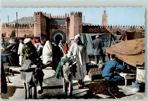 Fes 1975 Le Souk Place El Baghadi AK