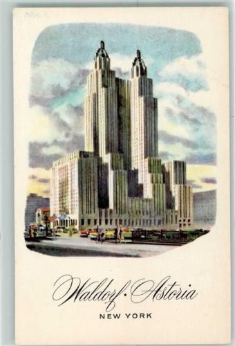 New York City Hotel Waldorf Astoria