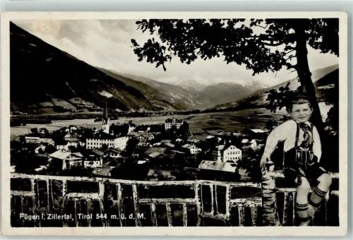 6263 Fügen 1950 Foto AK Fotomontage AK