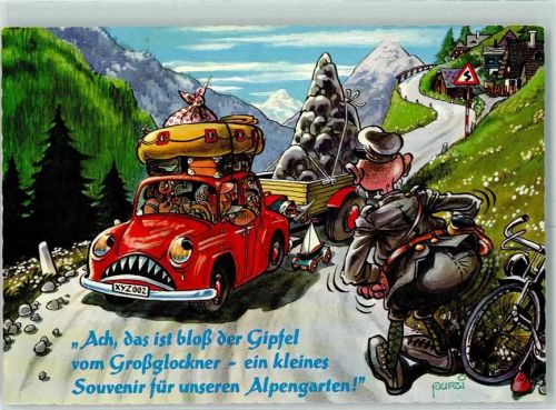 1973 Ein Stück vom Großglockner sign. purzi