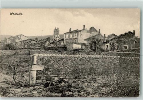 Buxieres-sous-les-Cotes 1915 Feldpost WK I Garde-Ersatz-Div.