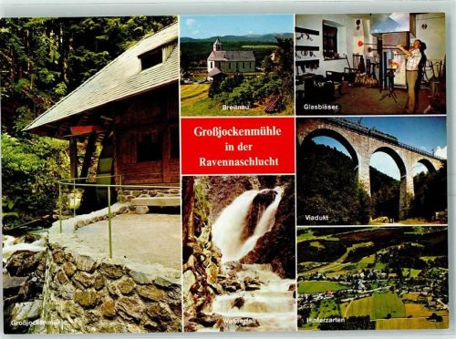 Höllental Großjockenmühle Wasserfal Glasbläser Viadukt Breitnau