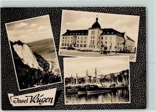 Sassnitz Kreideküste Königsstuhl Saßnitz Seemannsheim Im Saßnitzer Hafen