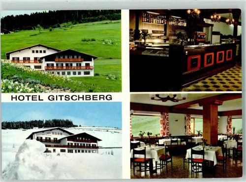 14040 Maranzana 1970 - Hotel Gitschberg Innenansicht AK