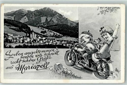 Mariazell sign. S.Hron Motorrad