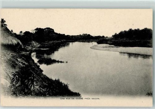 1903 Une Rue de Oueme pres Sagon AK