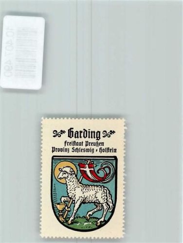 Garding Vignette Wappen Kaffee Hag 1920-1940 Schaf