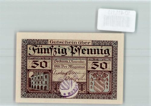 Beckum Notgeld