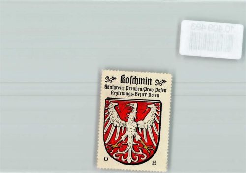 Koschmin Vignette Wappen Kaffee Hag ca 1920-1940