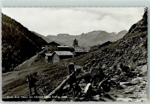 Sölden 1958 Gasthaus Fiegl Windachalpe