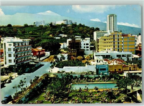 Puerto de la Cruz 1970 Hotel Schwimmbad