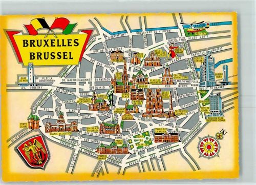 Brüssel Stadplan