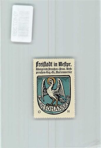 Freystadt Kisielice - Vignette Wappen Kaffee Hag 1920-1940