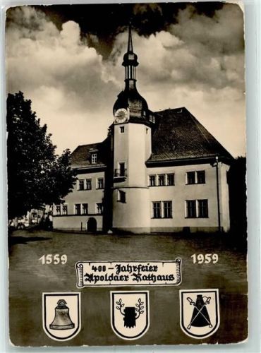 Apolda 1959 Rathaus 400 Jahrfeier