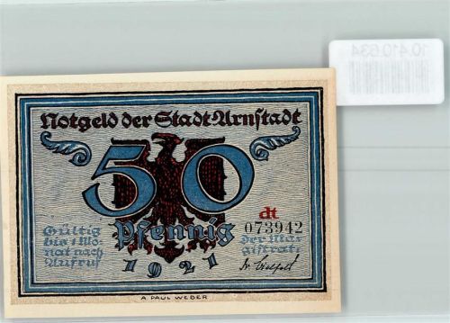 Arnstadt Notgeld