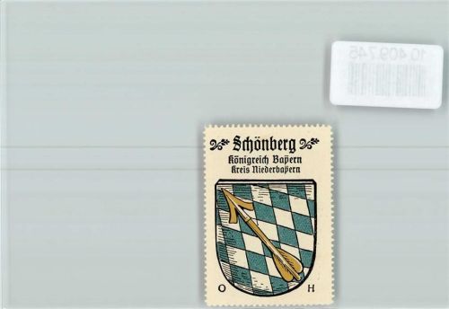 Schönberg Vignette Wappen Kaffee Hag ca 1920-1940