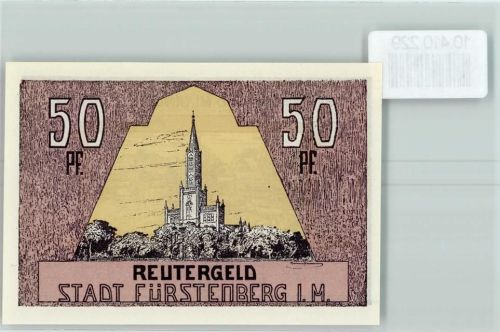 Fürstenberg Notgeld