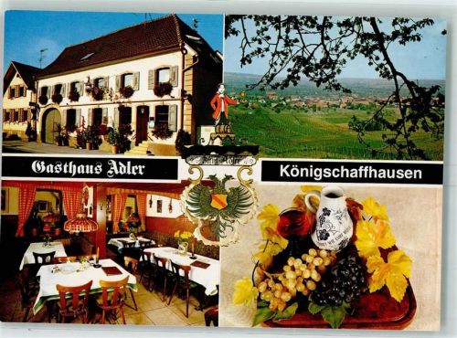 Königschaffhausen Gasthaus Adler Innenansicht Weintrauben
