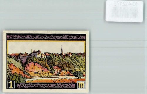 37699 W3476 Fürstenberg , Weser - Notgeld