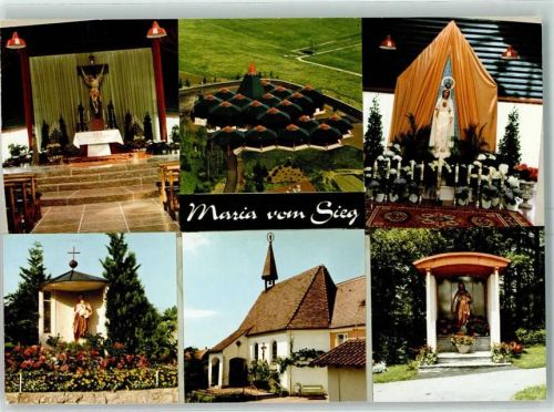 Wigratzbad Herz Jesu- und Mariakirche Modonnenfiguren Altaransicht