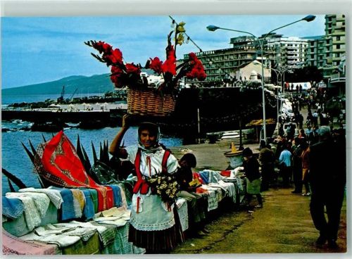 Puerto de la Cruz Marktszene Tracht