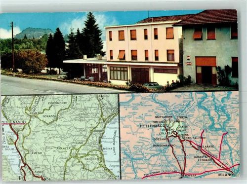 Pettenasco Hotel Giardinetto Landkarte