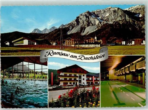 Ramsau 1973 Schwimmbad Hotel Matschner