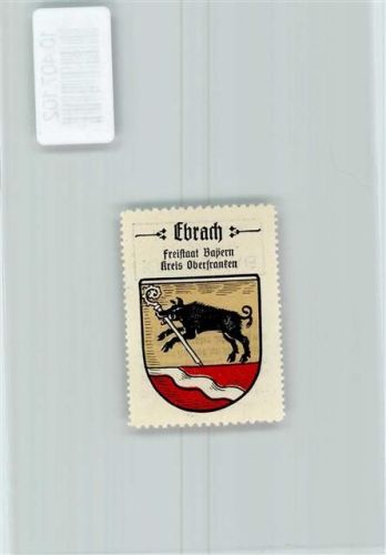 Ebrach Vignette Wappen Kaffee Hag 1920-1940 Bischofsstab