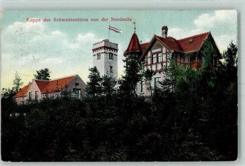 Pulsnitz Kuppe des Schwedensteins von der Nordseite