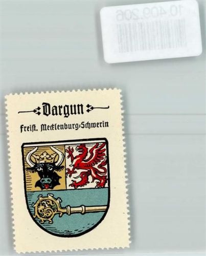 Dargun Vignette Wappen Kaffee Hag ca 1920-1940
