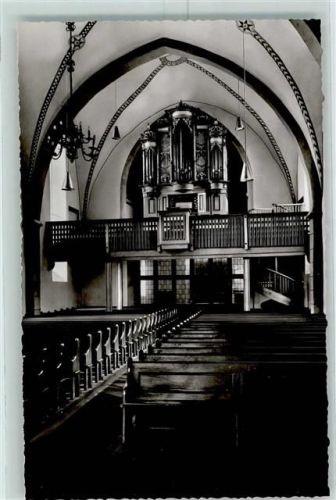 Borgholzhausen Ev. - luth. Kirche Altaransicht Kirchenorgel