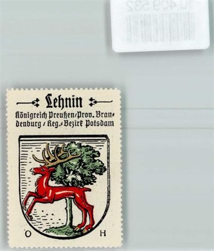Lehnin Vignette Wappen Kaffee Hag ca 1920-1940