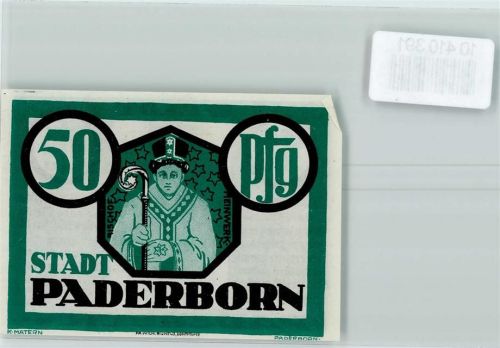 Paderborn Notgeld Bischof Meinwerk