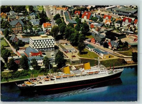 Rendsburg Nord-Ostsee-Kanal Ozeandampfer