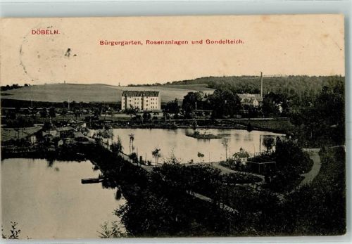 Döbeln Bürgergarten Gondelteich Rosenanlagen