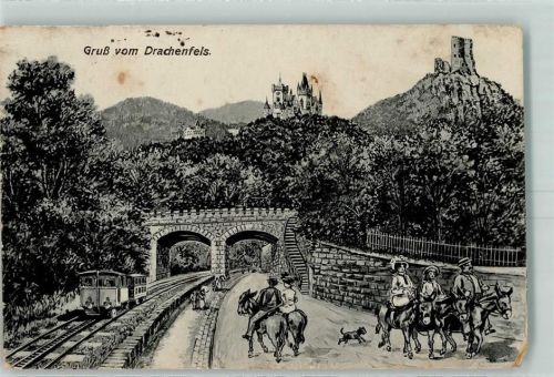 Königswinter Drachenfels Zahnradbahn Esel
