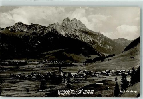 Tannheim Rotfluh Gimpel