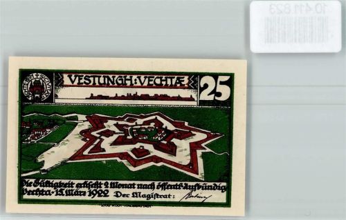49377 W2848 Vechta - Notgeld Festung