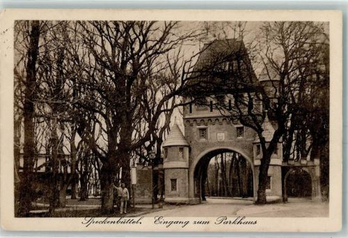 Speckenbüttel Eingang zum Parkhaus Torbogen Wappen