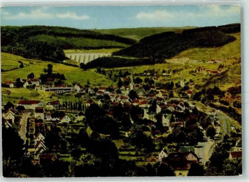 Hellenthal Fliegeraufnahme Oleftalsperre