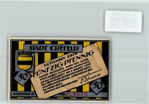 Krefeld Notgeld