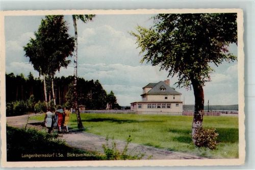 08428 O9621 Langenbernsdorf - Waldkurheim Spaziergänger