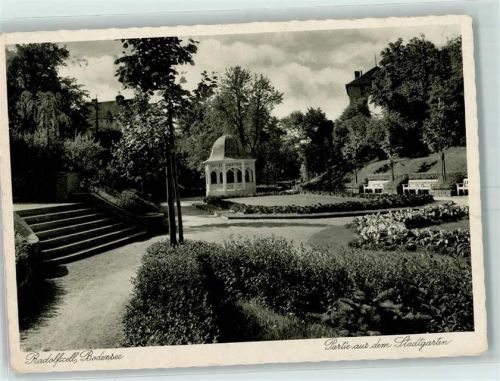 Radolfzell Partie aus dem Stadtgarten Bodensee