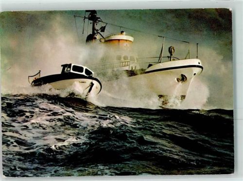1985 Seenotkreuzer mit Tocherboot AK