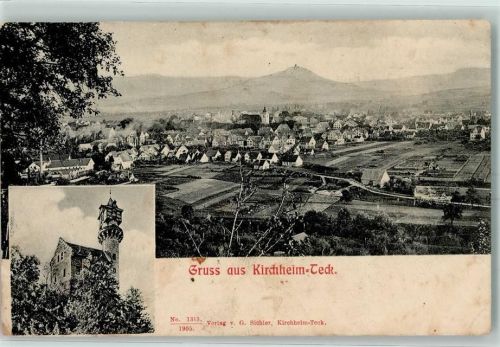Kirchheim 1913 Burg Teck Turm