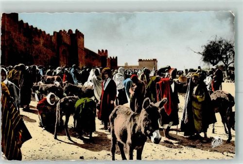 Sousse 1963 Marktszene